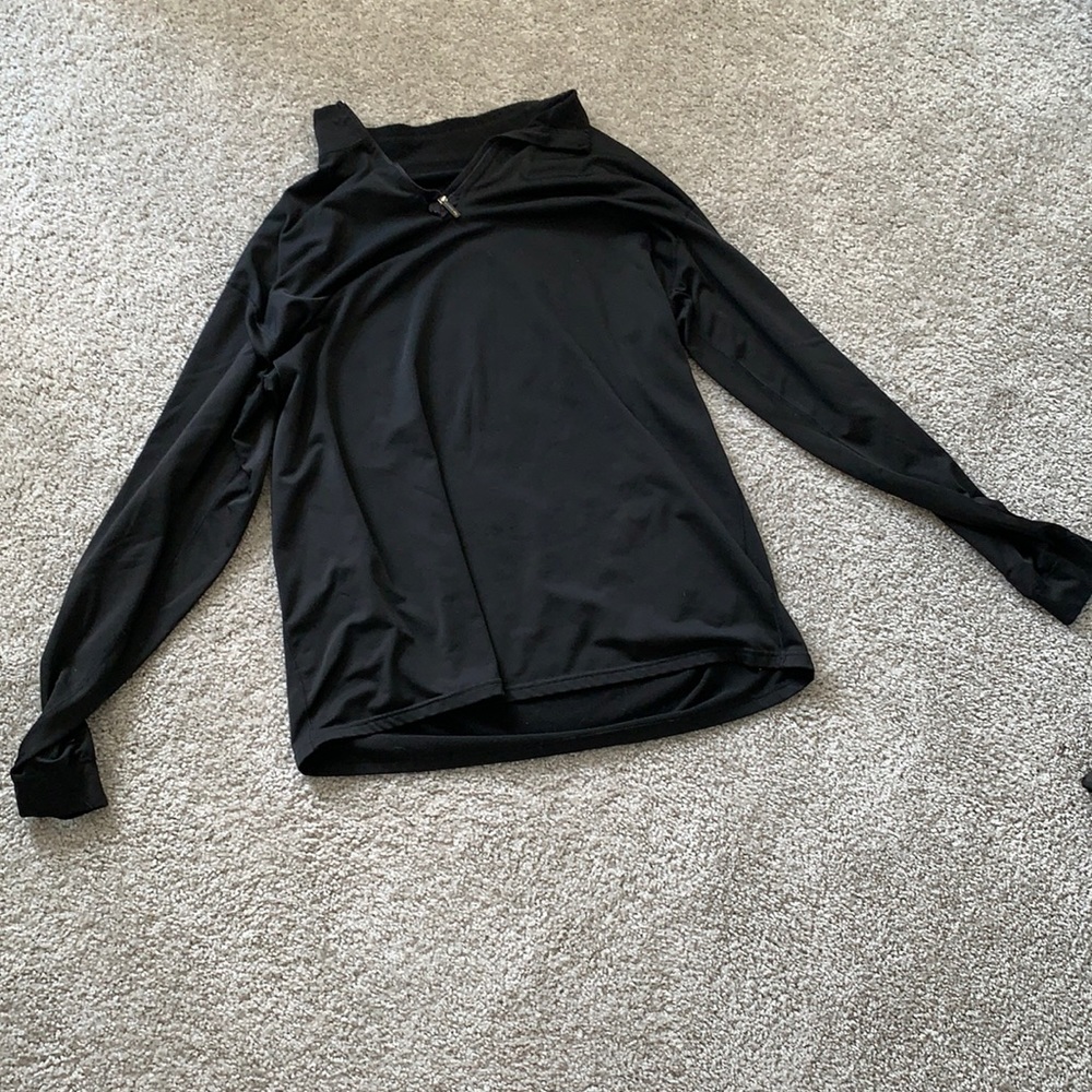 Dry Wicking Men’s XXL long sleeve Quarter Zip